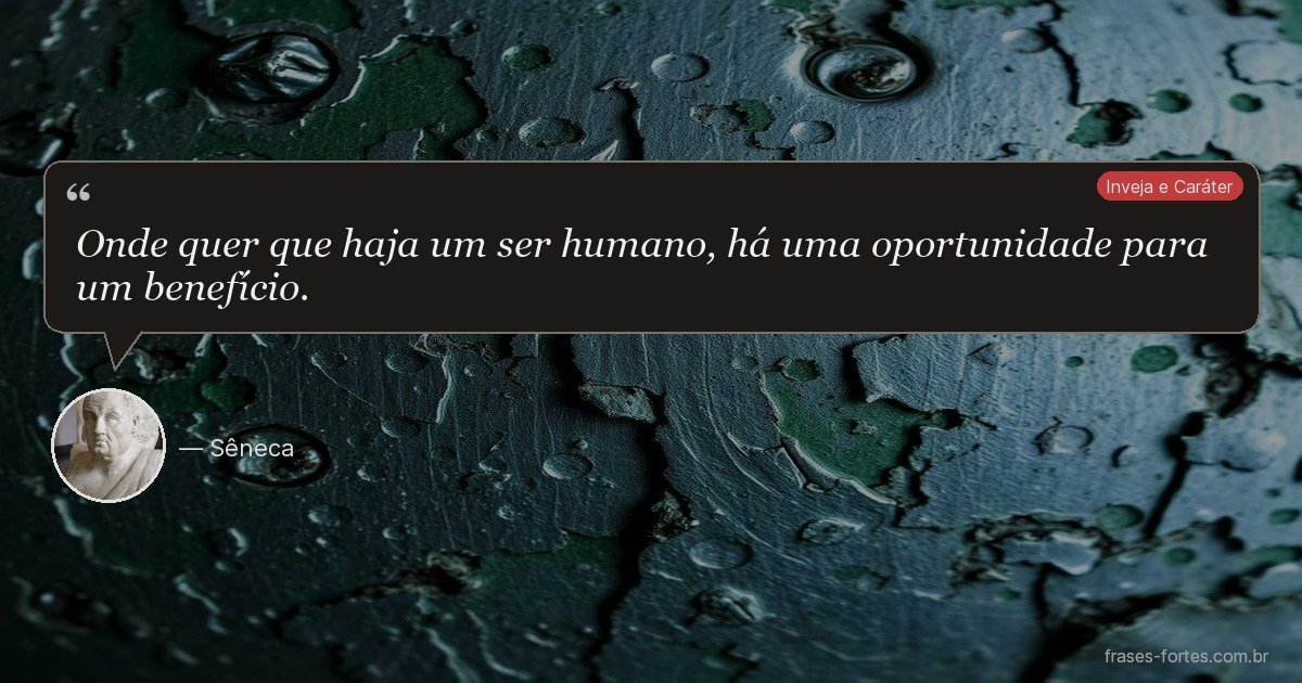 Frase de Sêneca