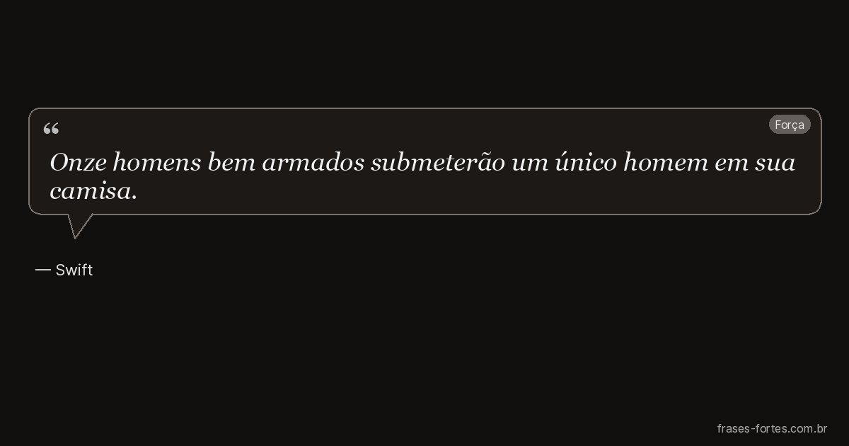 Frase de Swift