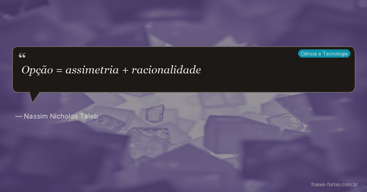 Frase de Nassim Nicholas Taleb