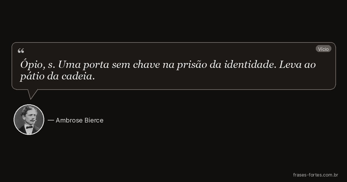 Frase de Ambrose Bierce