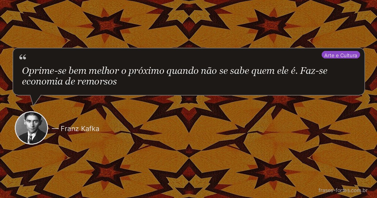 Frase de Franz Kafka