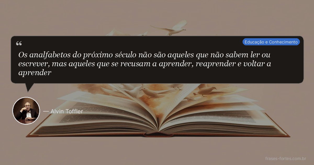 Frase de Alvin Toffler