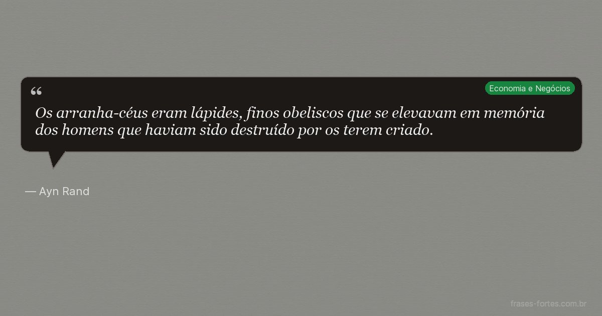 Frase de Ayn Rand