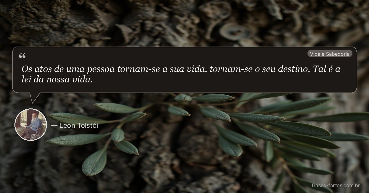 Frase de Leon Tolstói