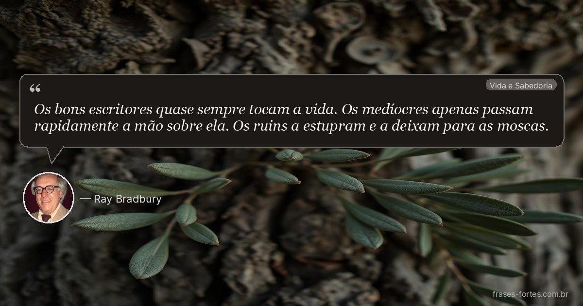 Frase de Ray Bradbury