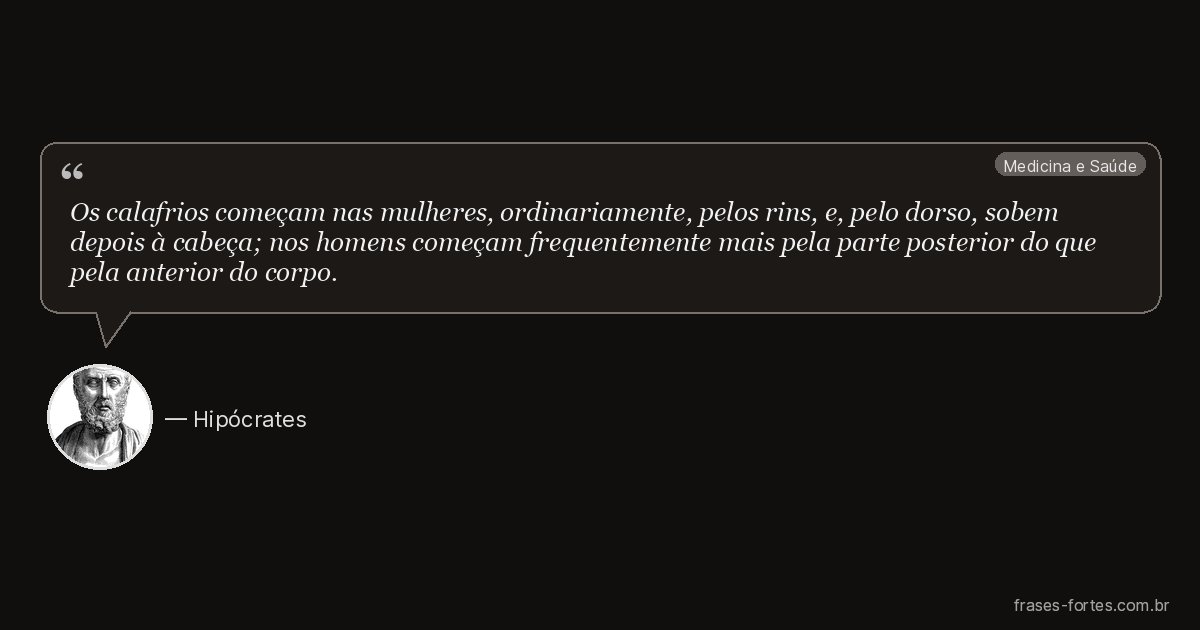 Frase de Hipócrates