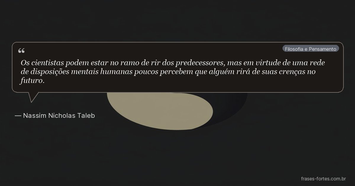 Frase de Nassim Nicholas Taleb