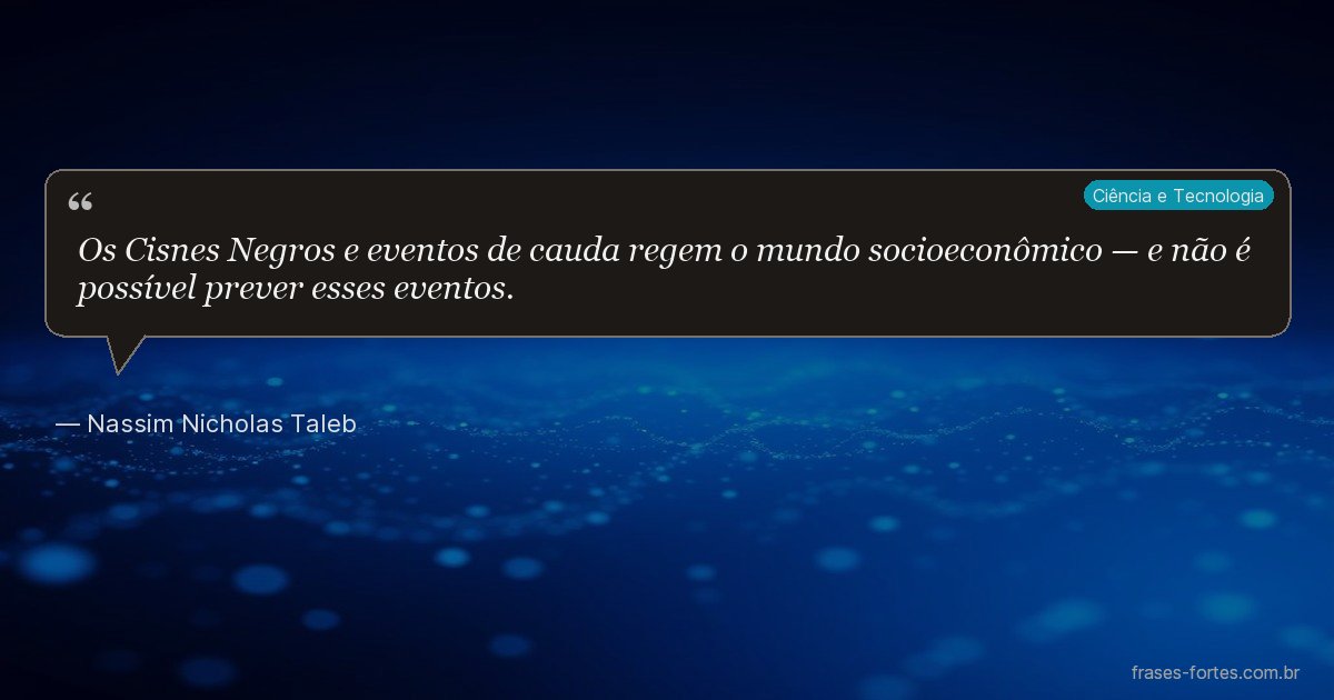 Frase de Nassim Nicholas Taleb