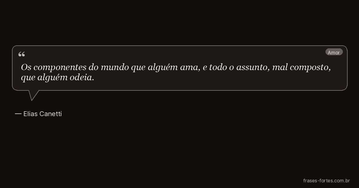 Frase de Elias Canetti