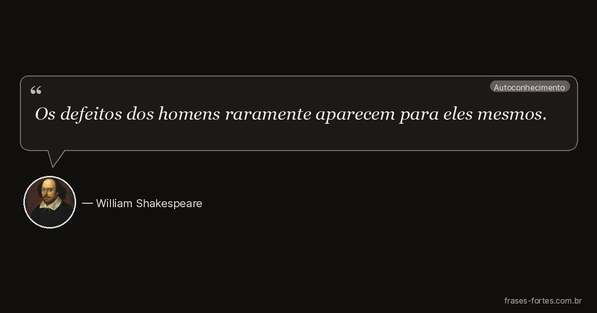 Frase de William Shakespeare