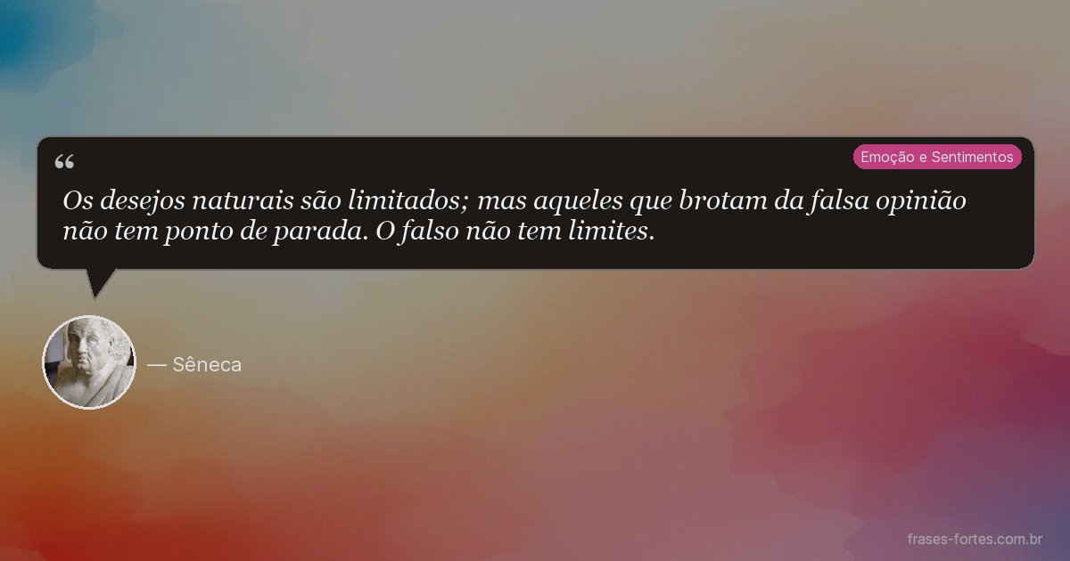 Frase de Sêneca
