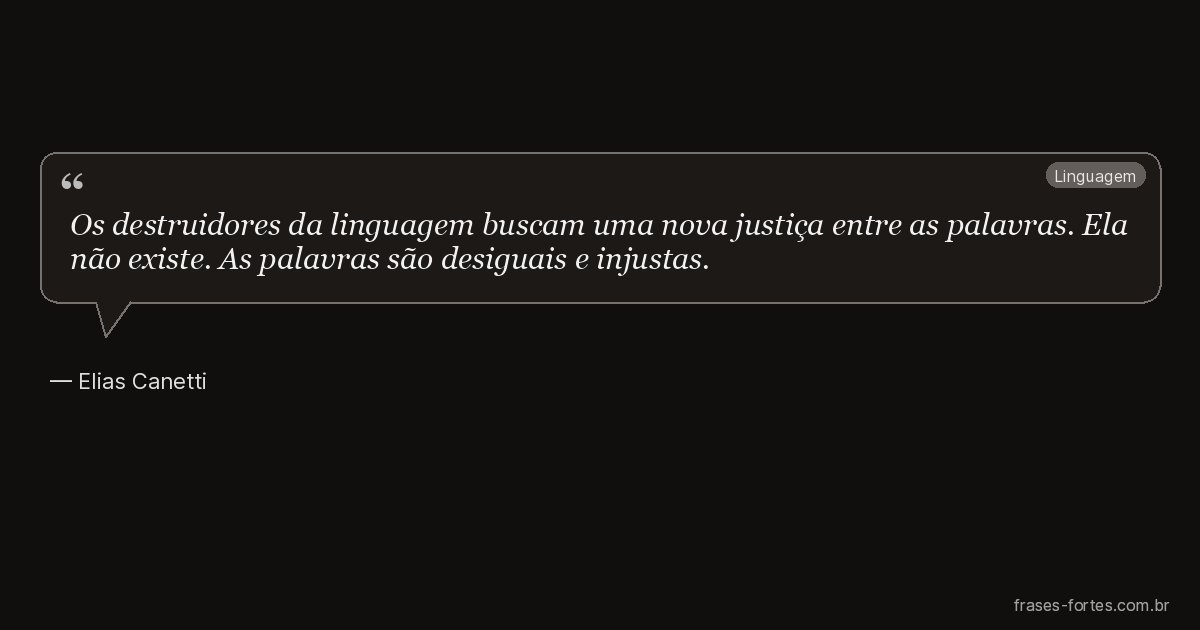 Frase de Elias Canetti
