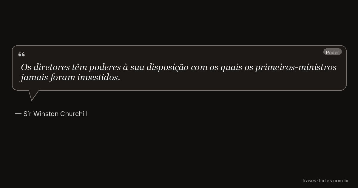 Frase de Sir Winston Churchill