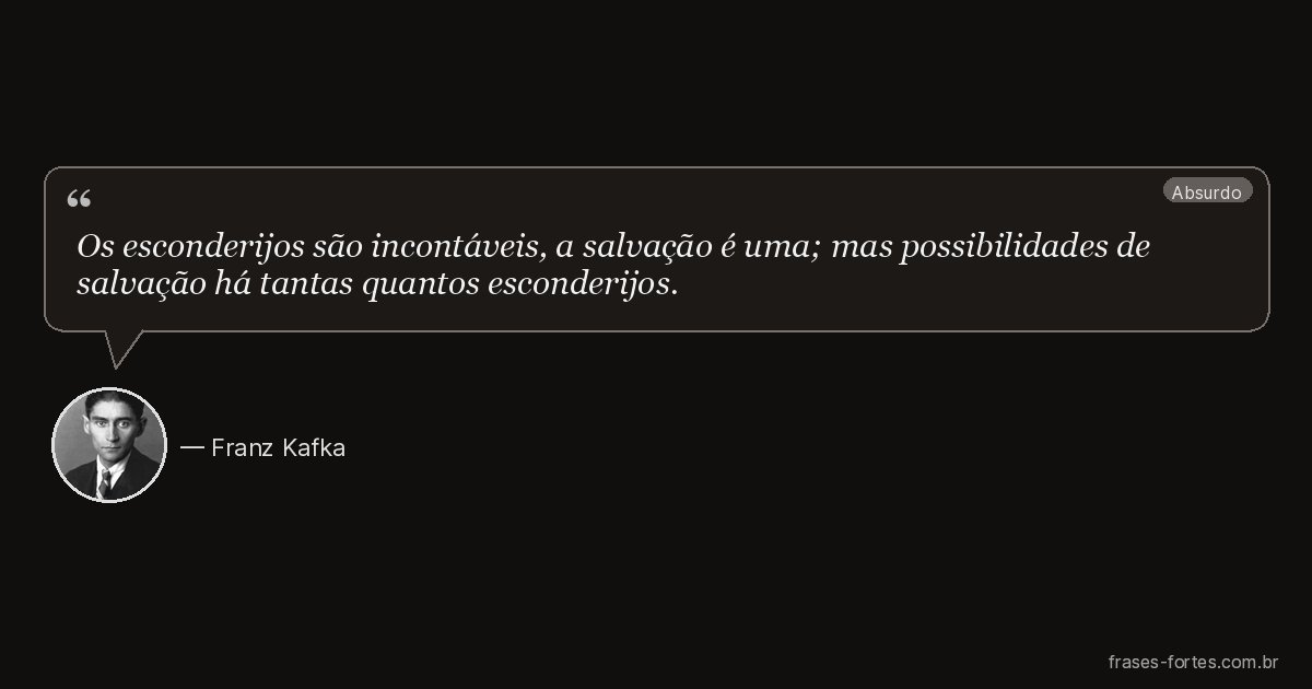Frase de Franz Kafka