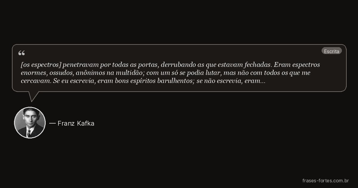 Frase de Franz Kafka