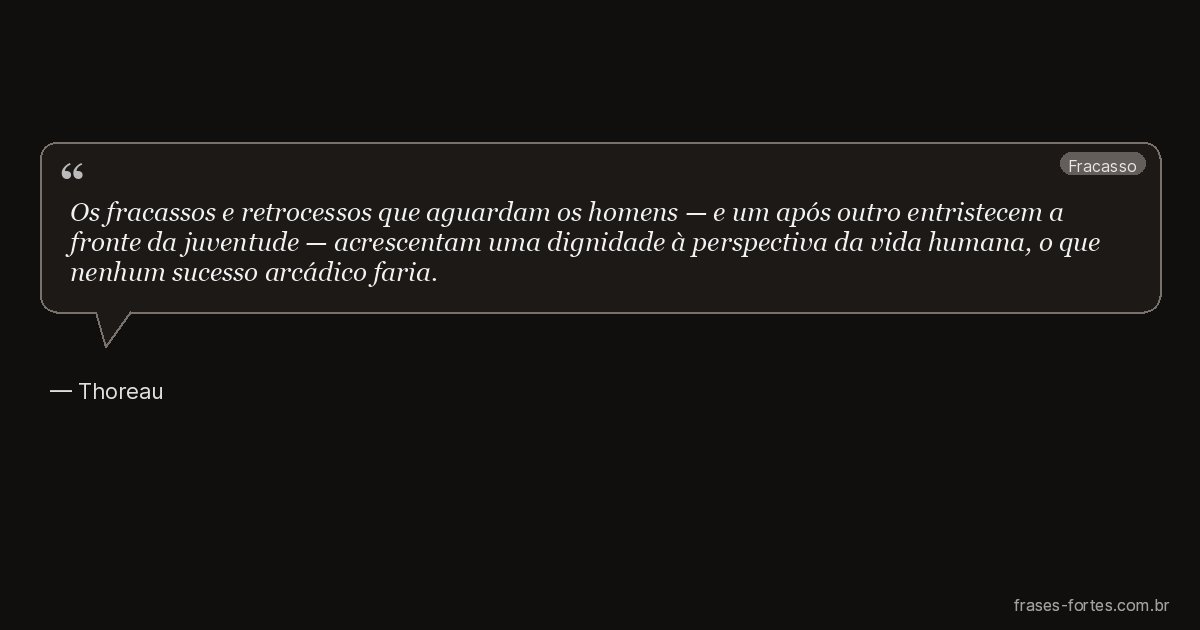 Frase de Thoreau