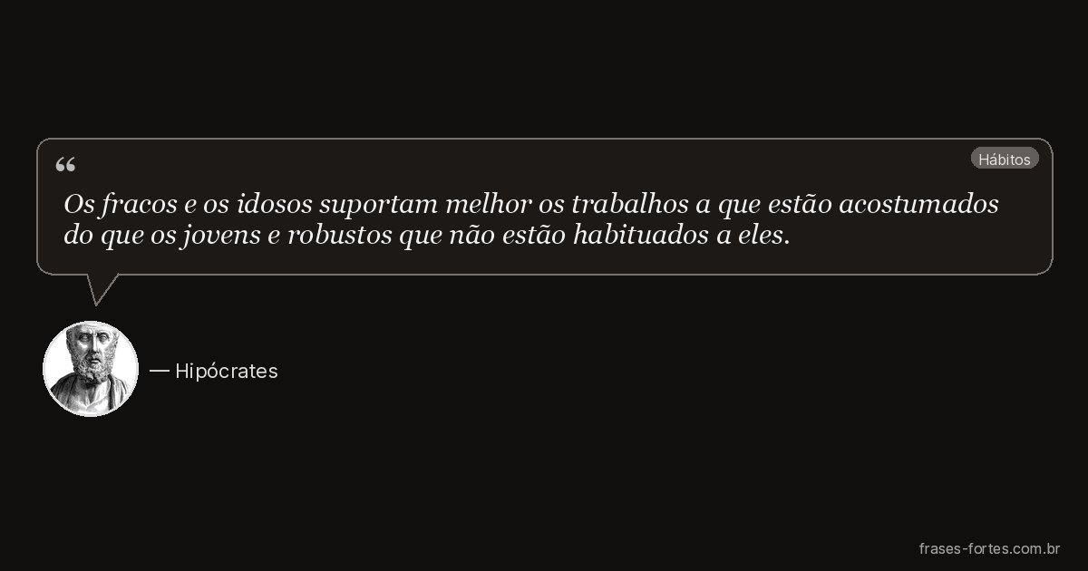 Frase de Hipócrates