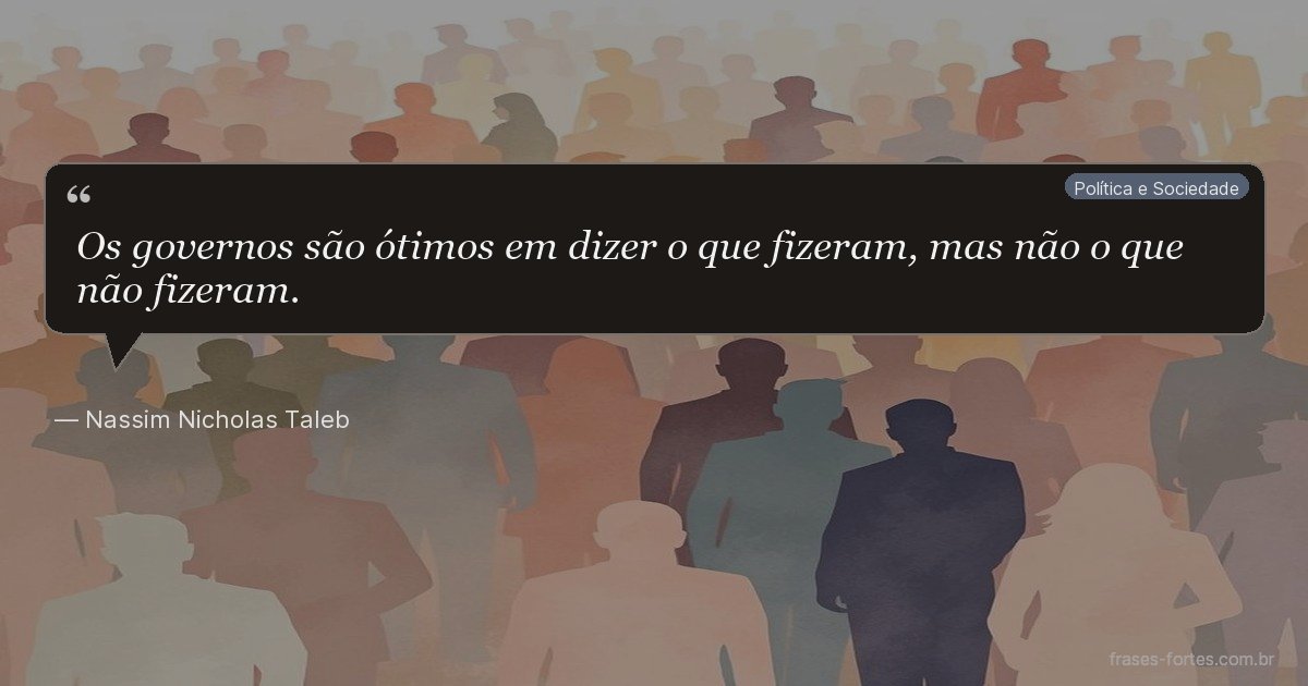 Frase de Nassim Nicholas Taleb