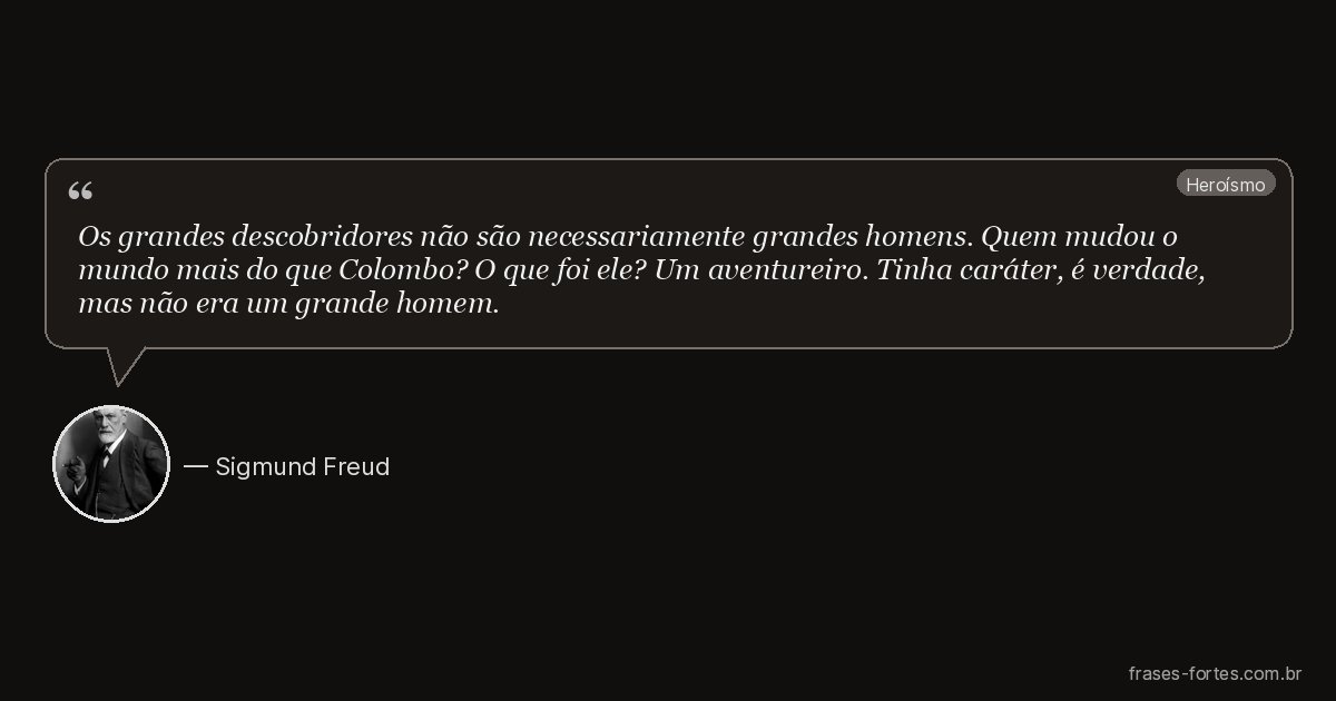 Frase de Sigmund Freud