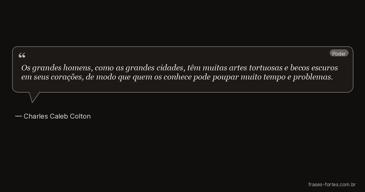 Frase de Charles Caleb Colton