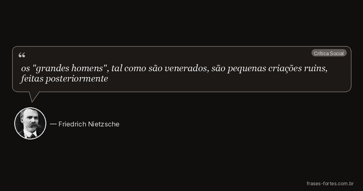 Frase de Friedrich Nietzsche