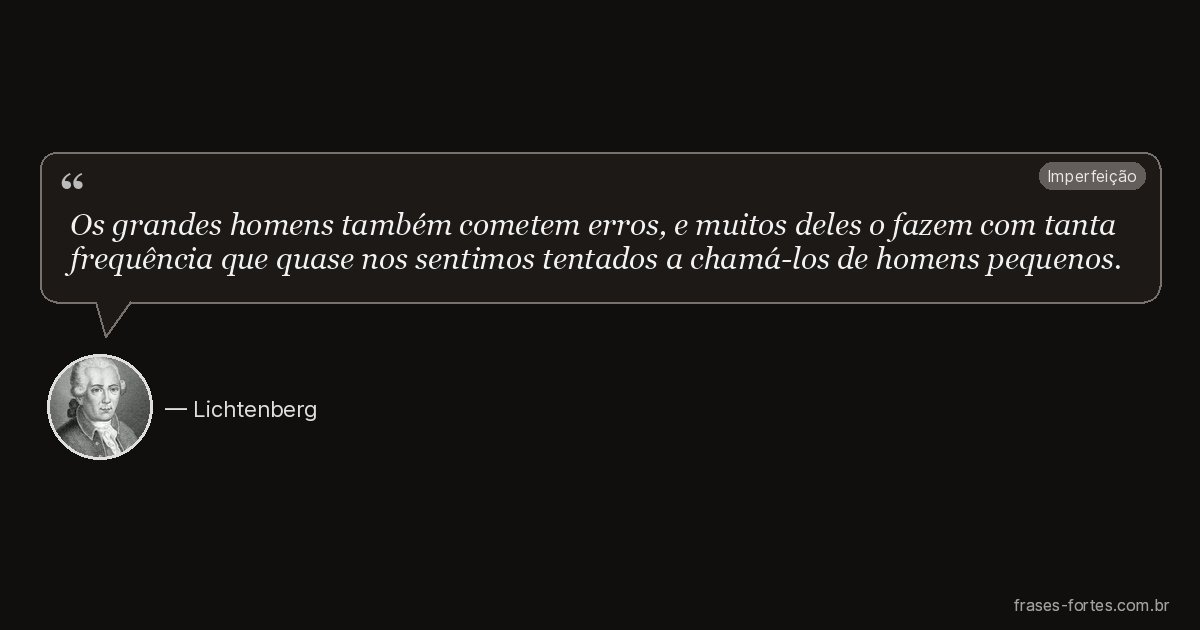 Frase de Lichtenberg