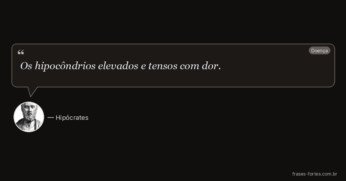 Frase de Hipócrates