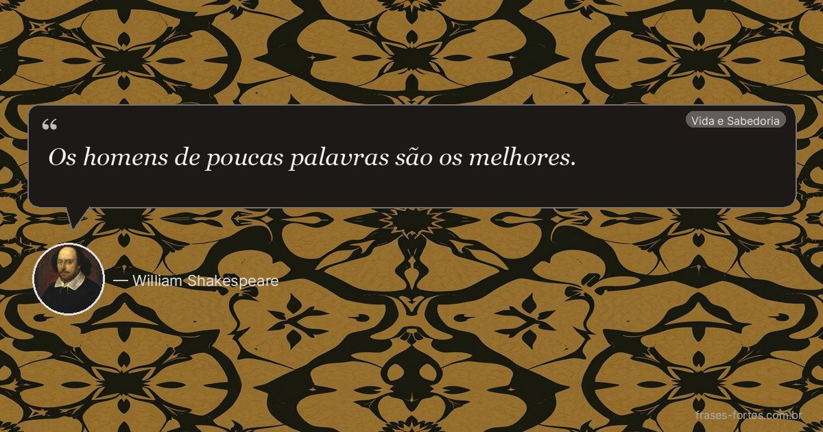 Frase de William Shakespeare