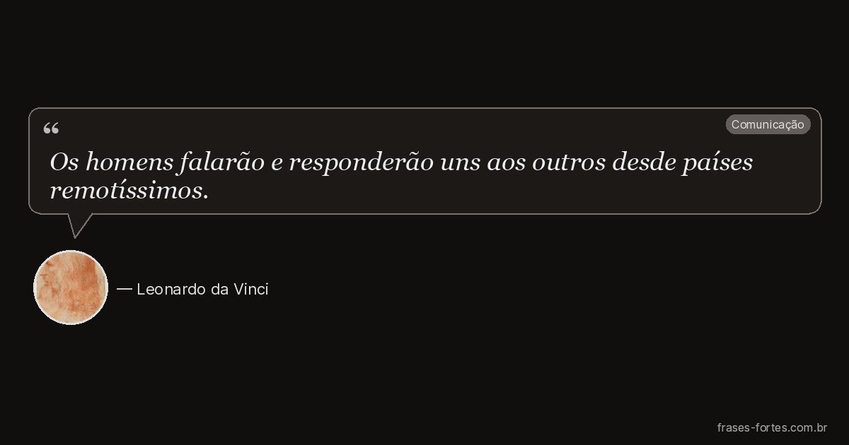 Frase de Leonardo da Vinci