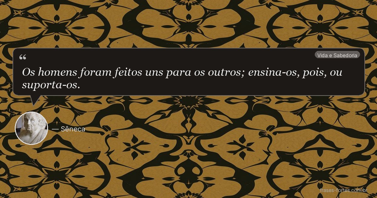 Frase de Marco Aurélio