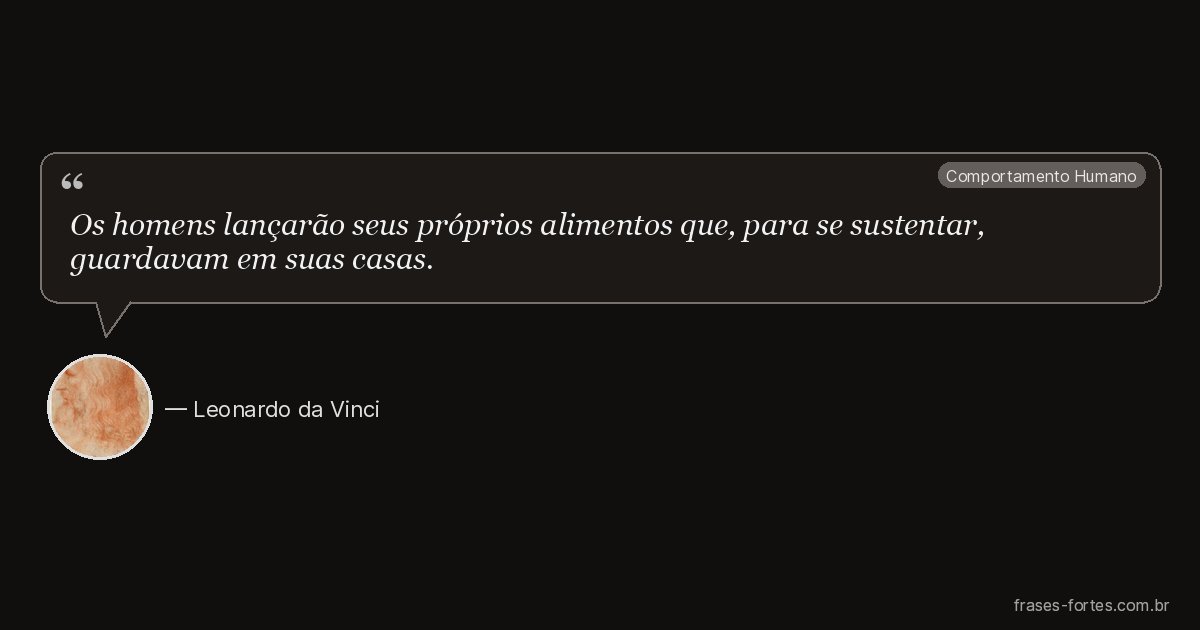 Frase de Leonardo da Vinci