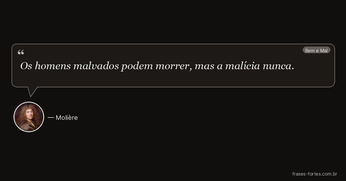 Frase de Molière