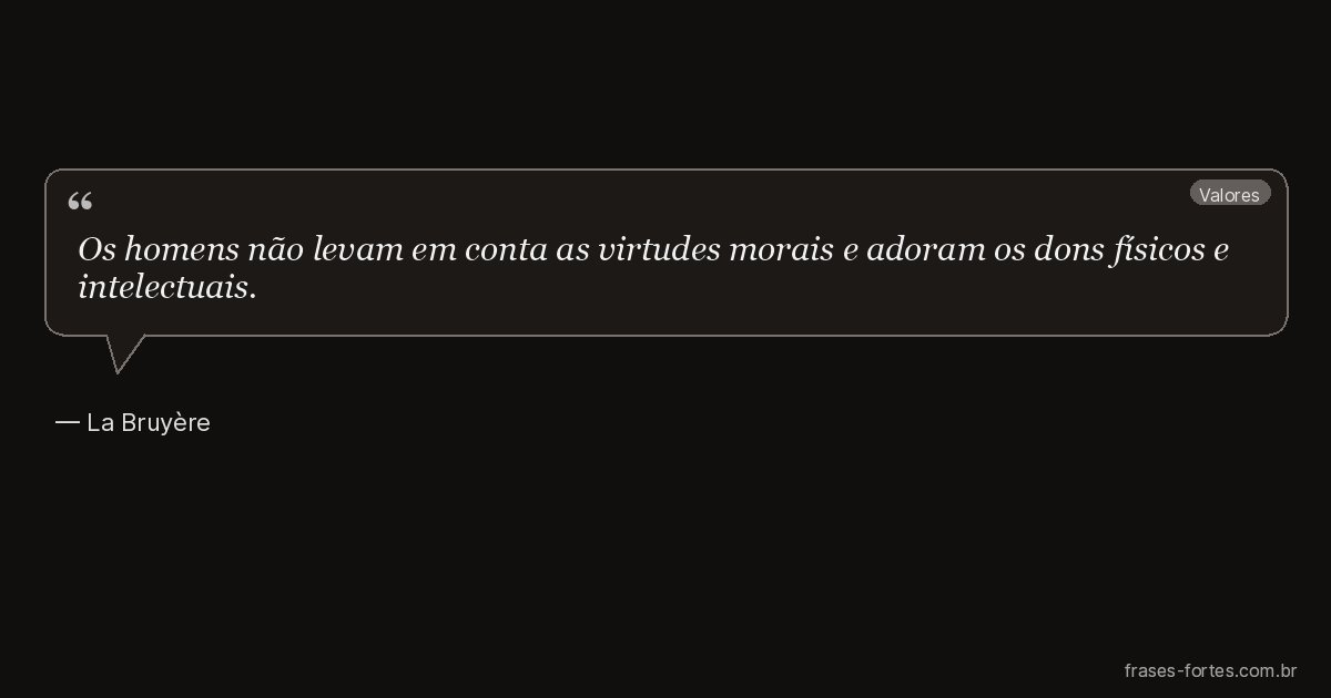 Frase de La Bruyère