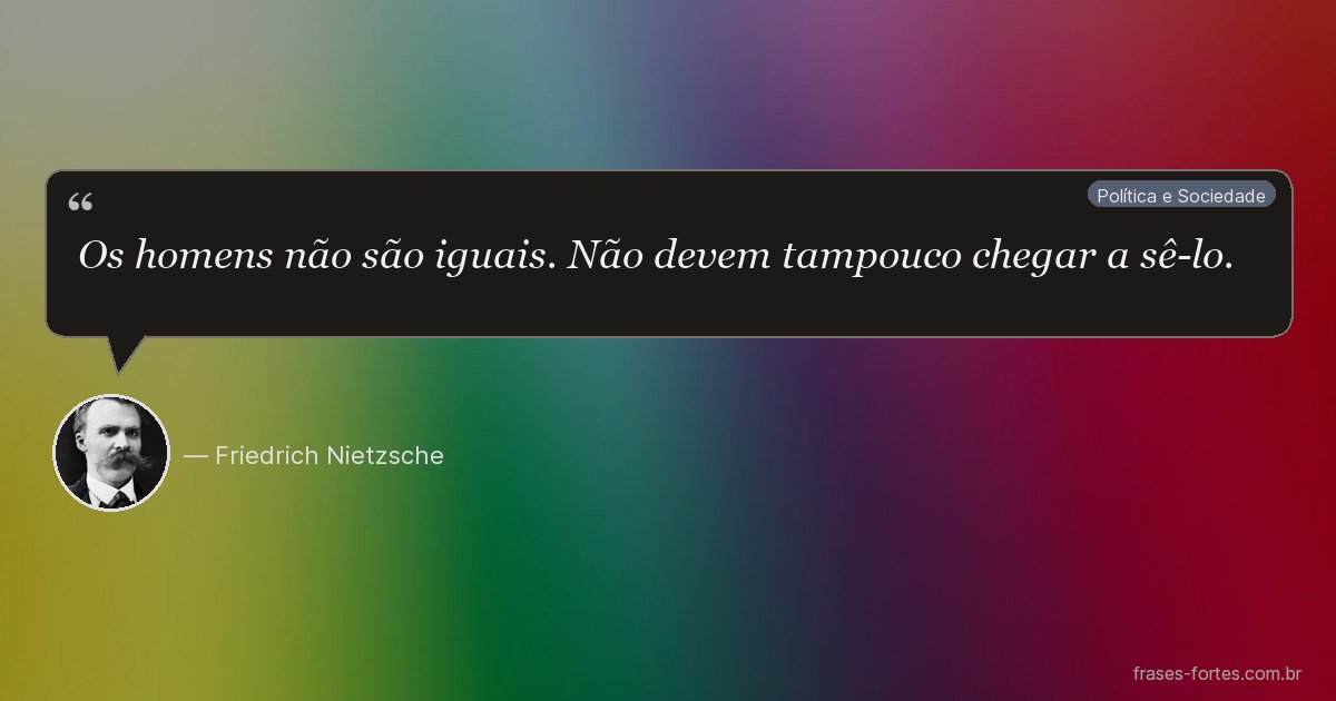 Frase de Friedrich Nietzsche
