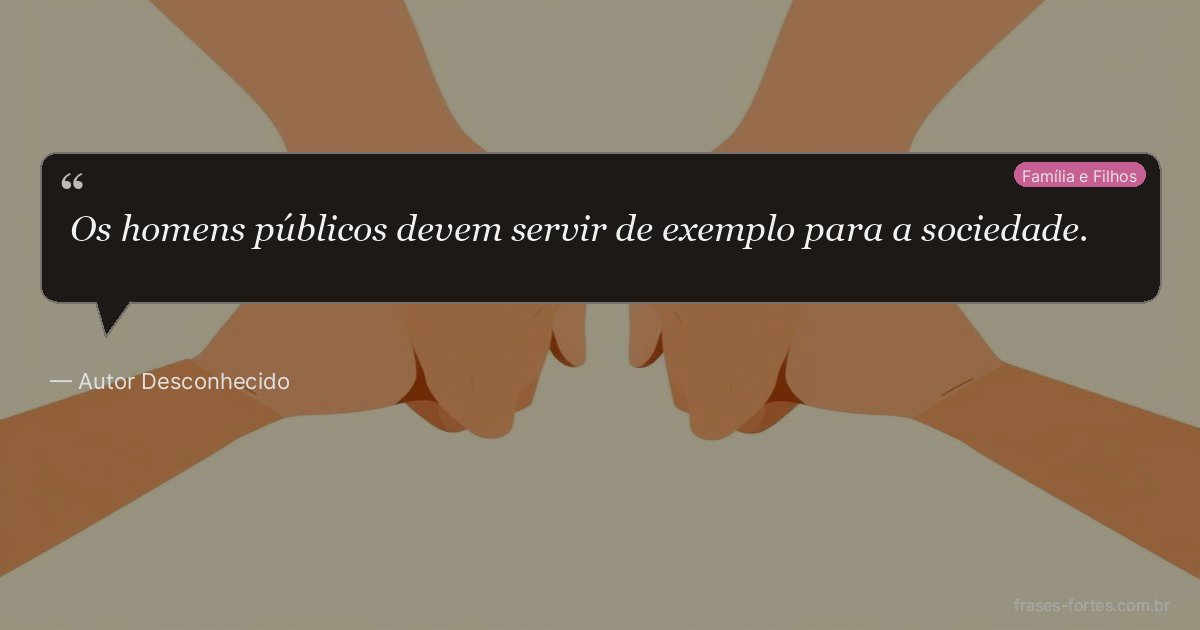 Frase de Autor Desconhecido