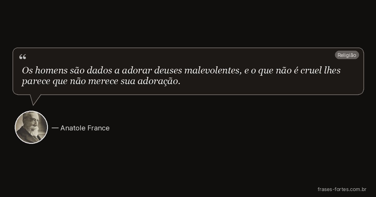 Frase de Anatole France