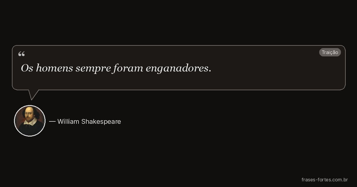 Frase de William Shakespeare