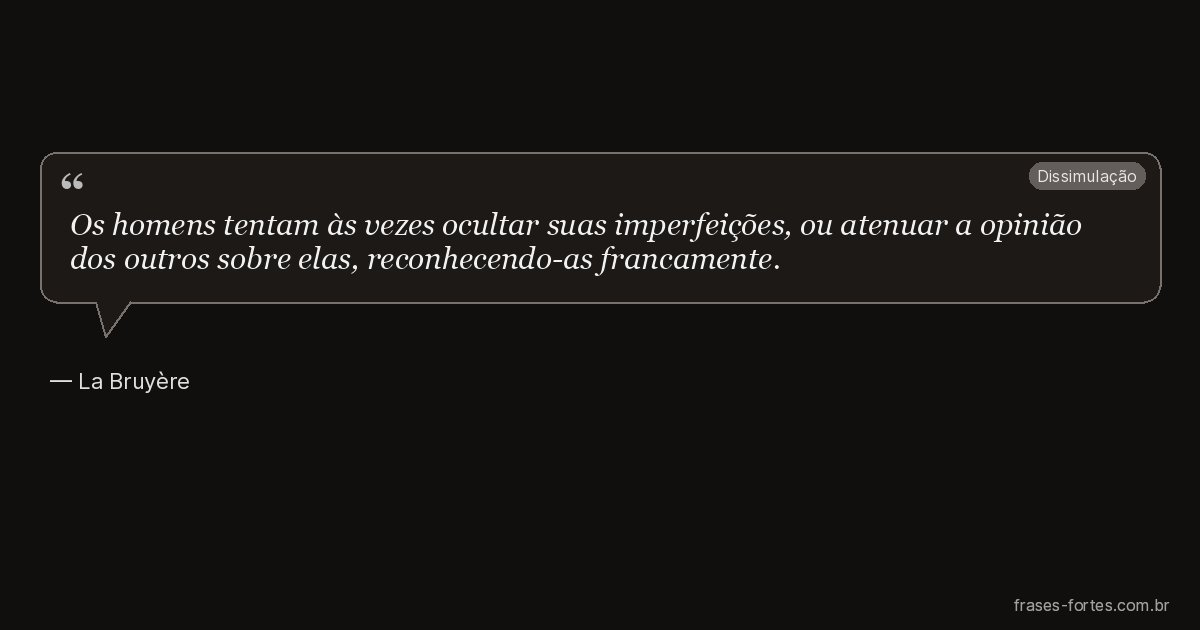 Frase de La Bruyère