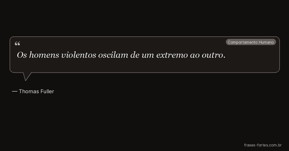 Frase de Thomas Fuller