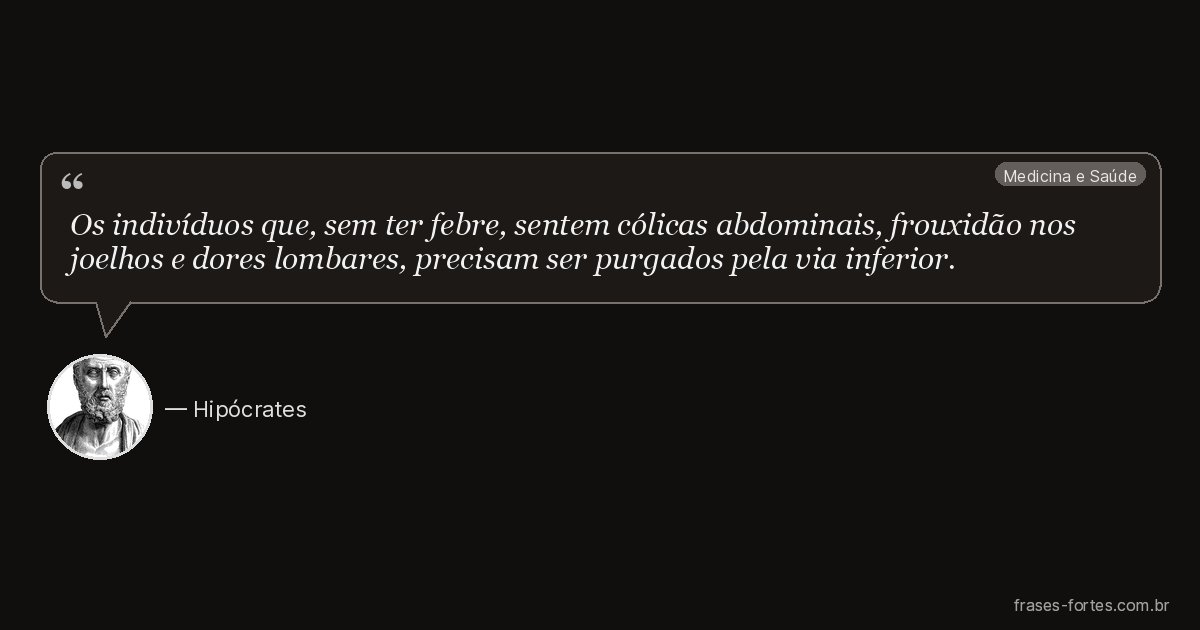 Frase de Hipócrates