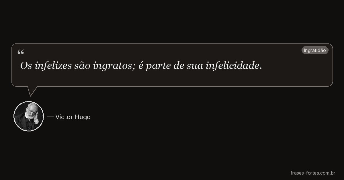 Frase de Victor Hugo