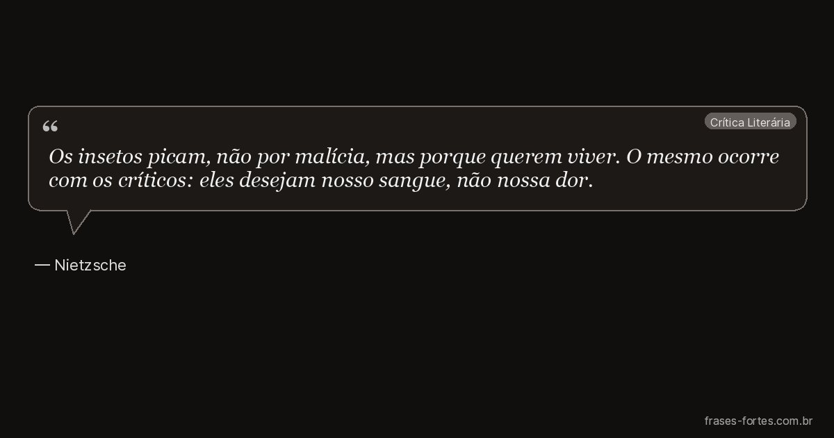 Frase de Nietzsche