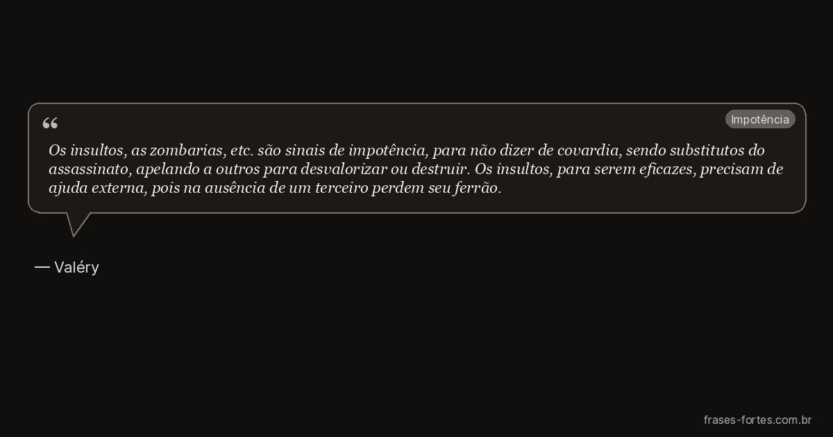 Frase de Valéry