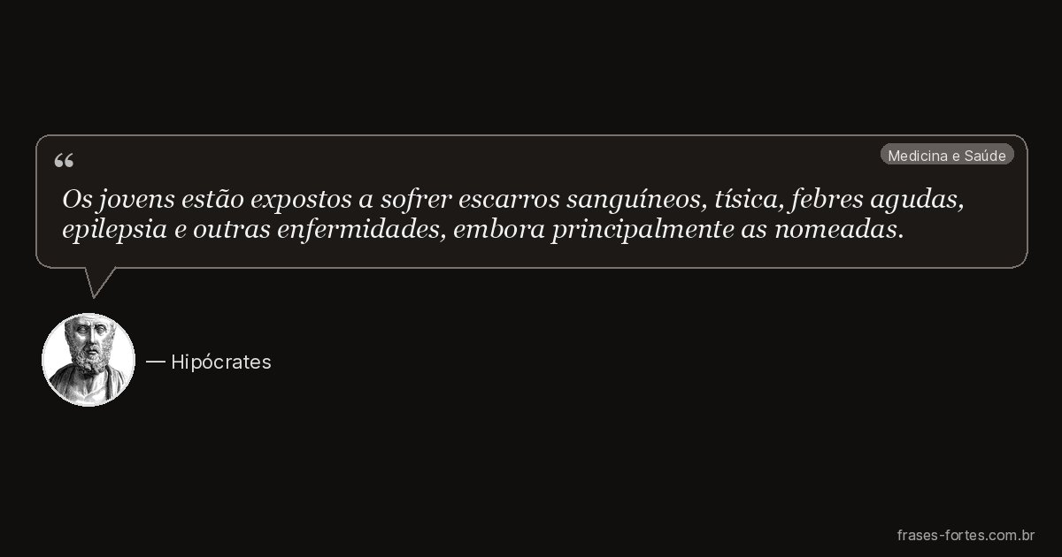 Frase de Hipócrates