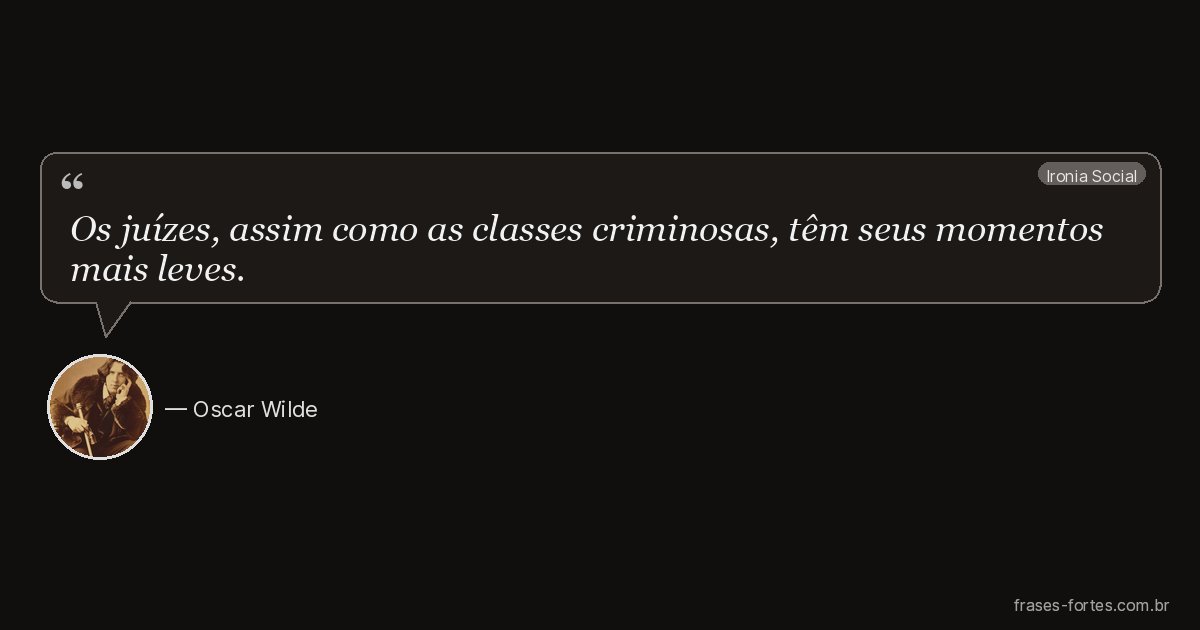 Frase de Oscar Wilde
