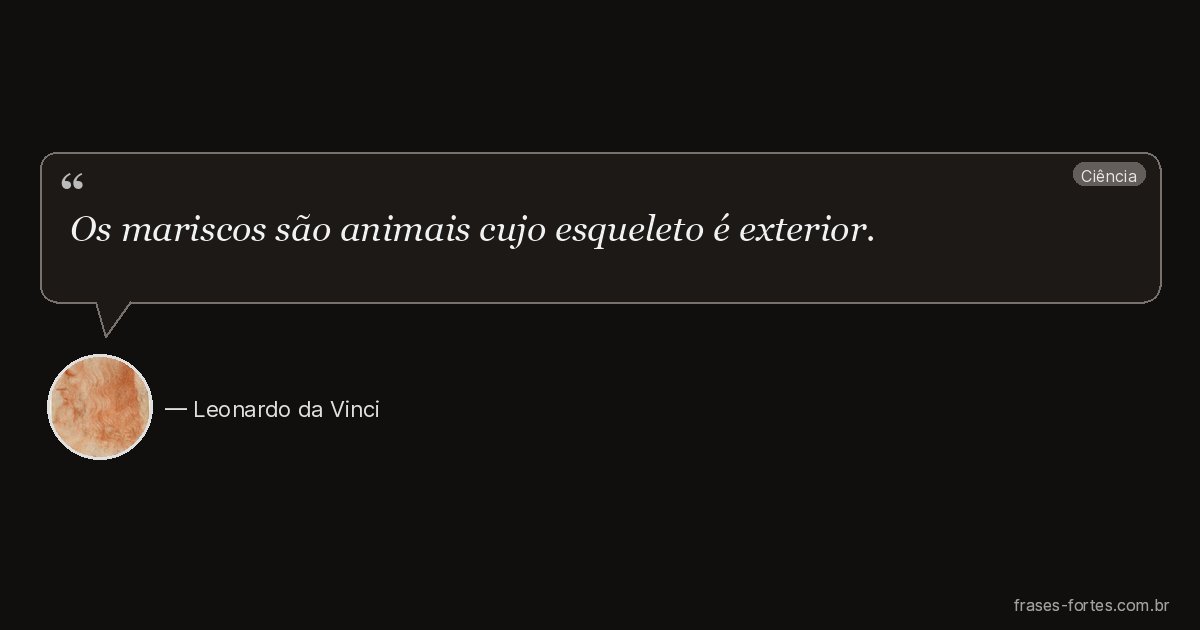 Frase de Leonardo da Vinci