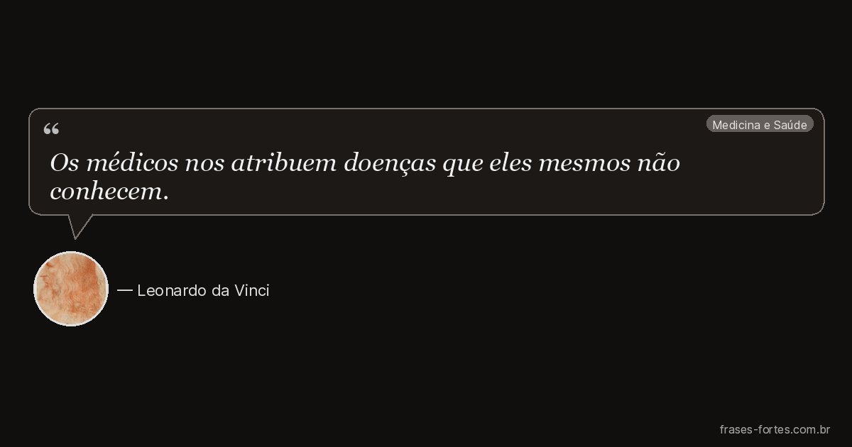 Frase de Leonardo da Vinci