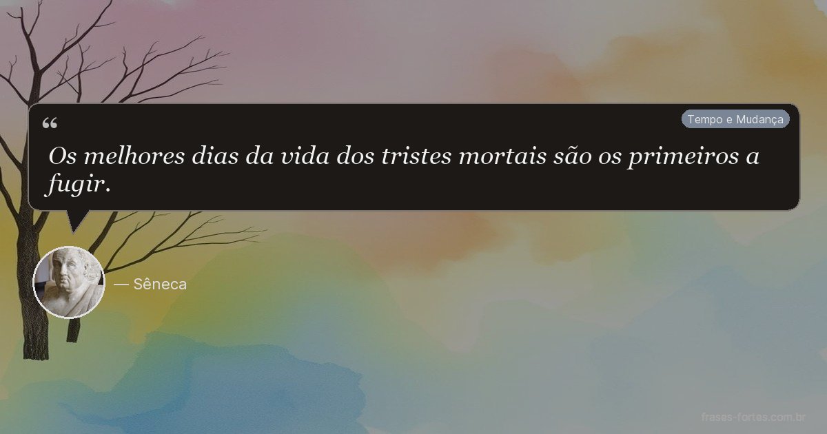 Frase de Sêneca