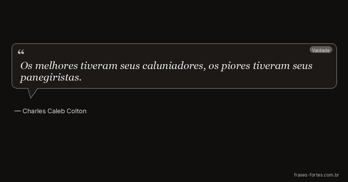 Frase de Charles Caleb Colton