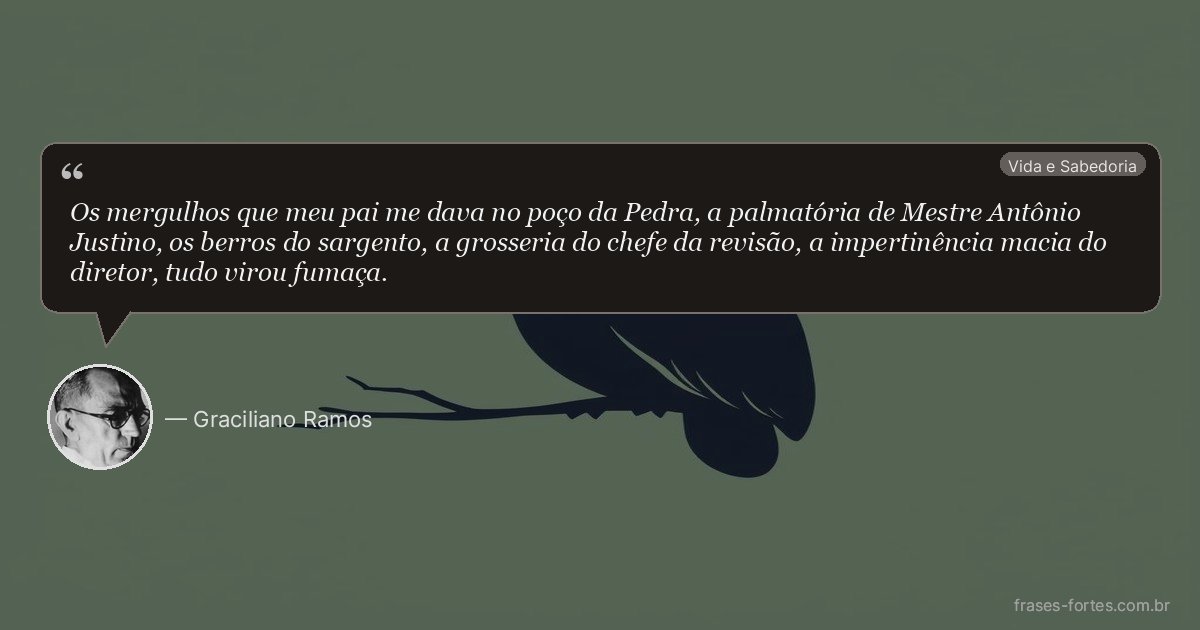 Frase de Graciliano Ramos